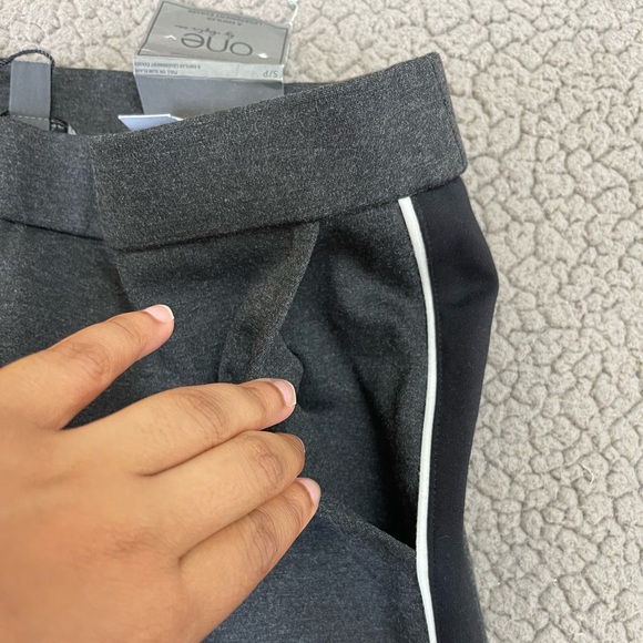 NWT | One by Chapter One | Dark gray w/ side stripes | Pull-on pants | Stretch - Picture 8 of 9